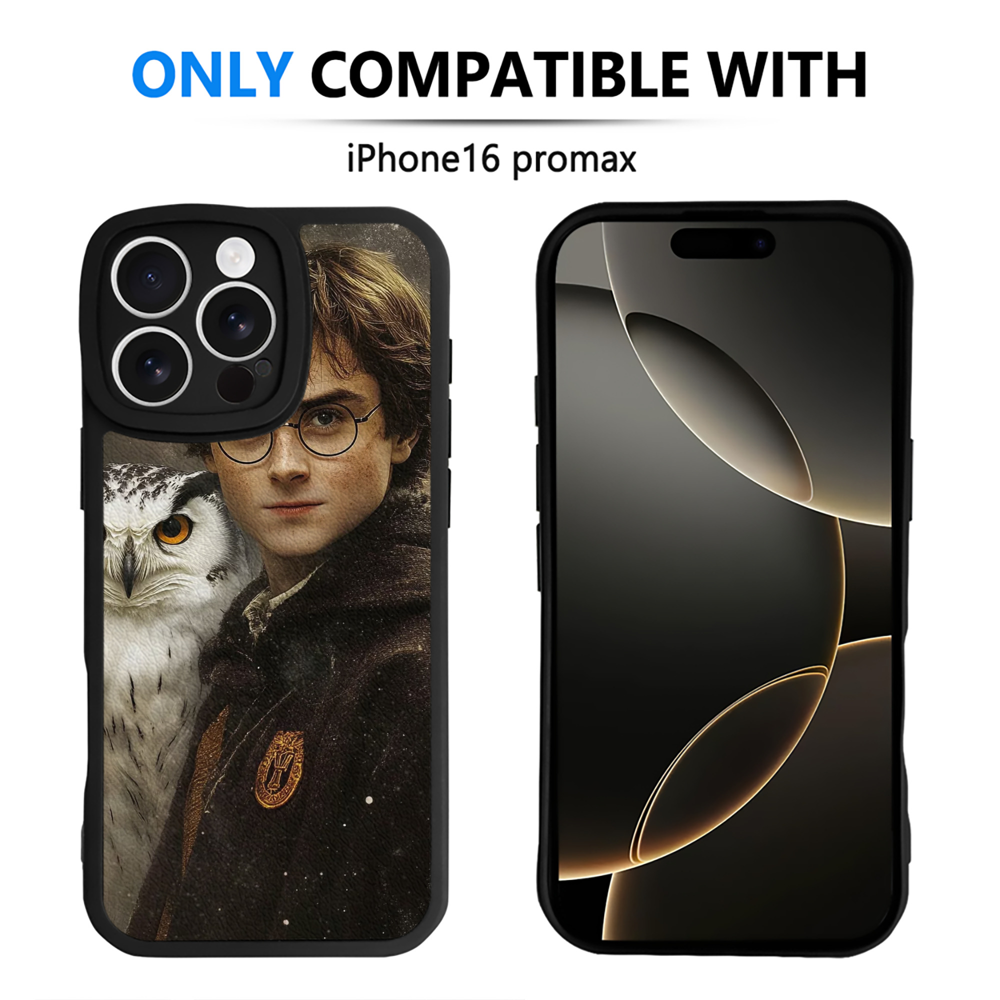 （画像用） Harry Potter ハリー・ポッターシリーズ 【iPhone 16シリーズ対応】シリコンスマホケース（レザー調） 材質：シリコン